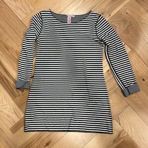 Calypso St. Barth Black and White Striped Dress